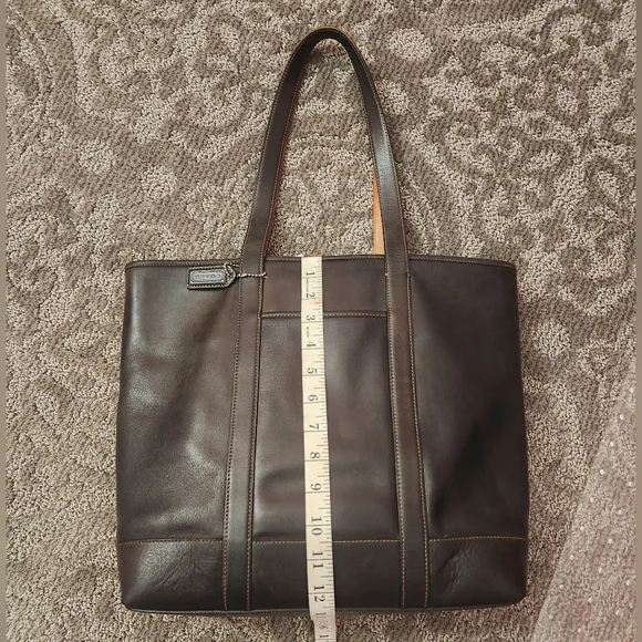 Vintage Coach Leather Tote A3S-5188 - Picture 2 of 9